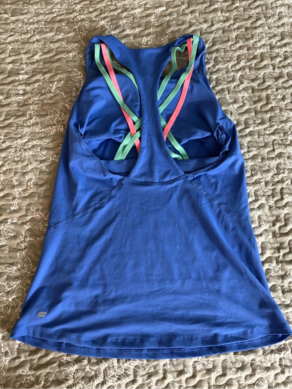 Fabletics Periwinkle Blue Racerback Tank - Picture 2 of 3